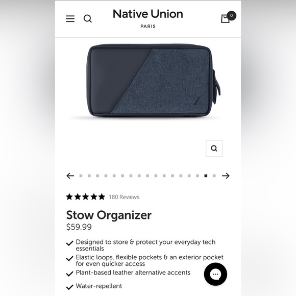 Native Union Stow Tech Organizer - Picture 2 of 5